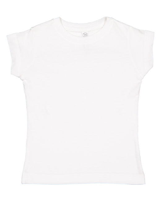 Toddler Girls' Fine Jersey T-Shirt WHITE 2T | Walmart (US)