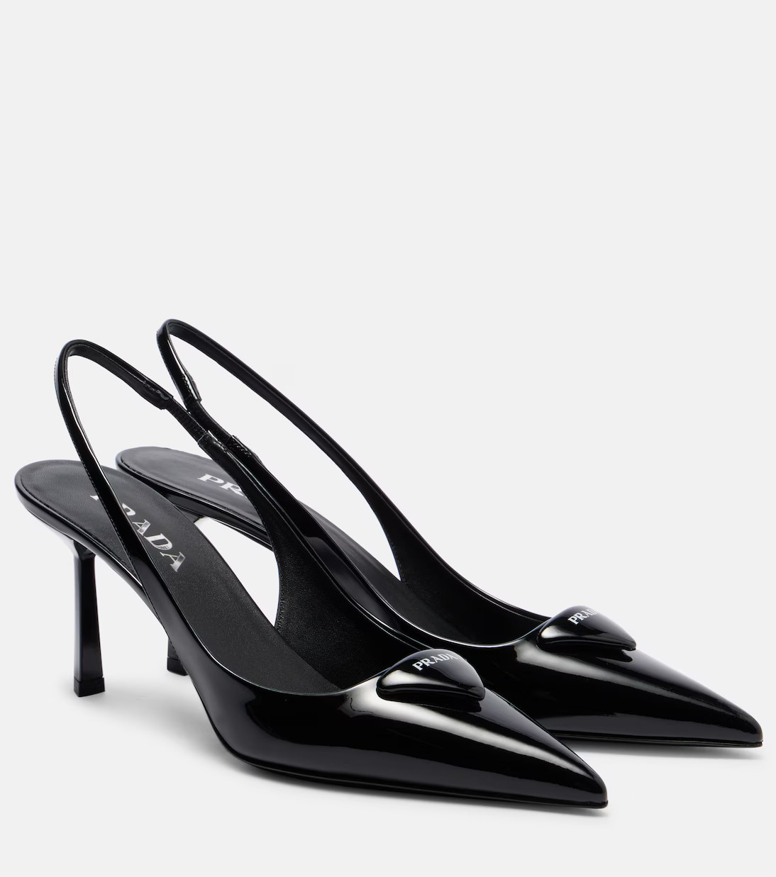 Patent leather slingback pumps | Mytheresa (UK)