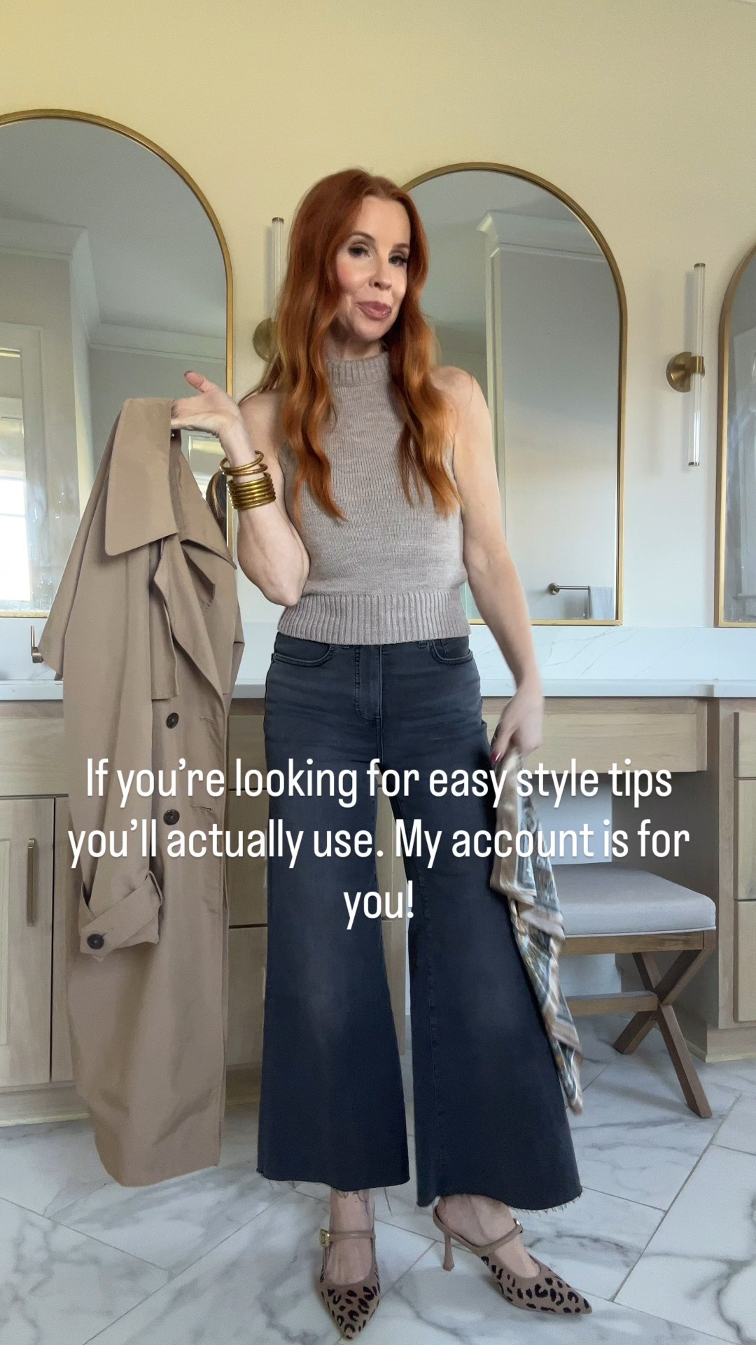 Style tips, work style, trench coat, scarf, winter outfits, denim, shoes, style over 40 

#LTKWorkwear #LTKSeasonal #LTKootd