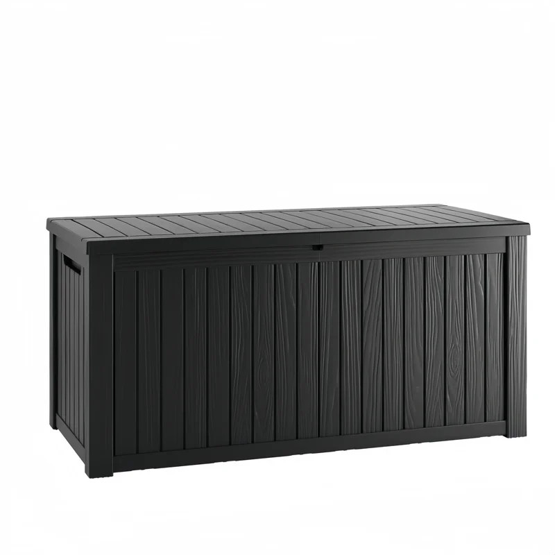 Decksplore 270 Gallons Water Resistant Resin Lockable Deck Box | Wayfair North America