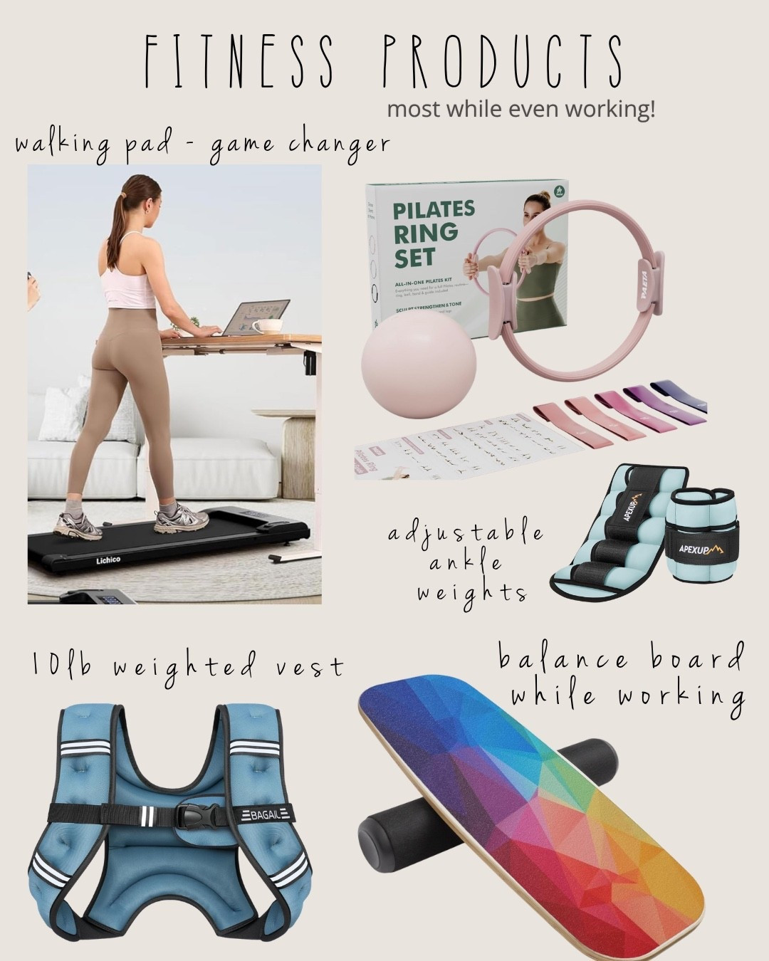 current fitness products i’m loving that i can use while working  

#LTKdayinmylife #LTKActive #LTKOver40