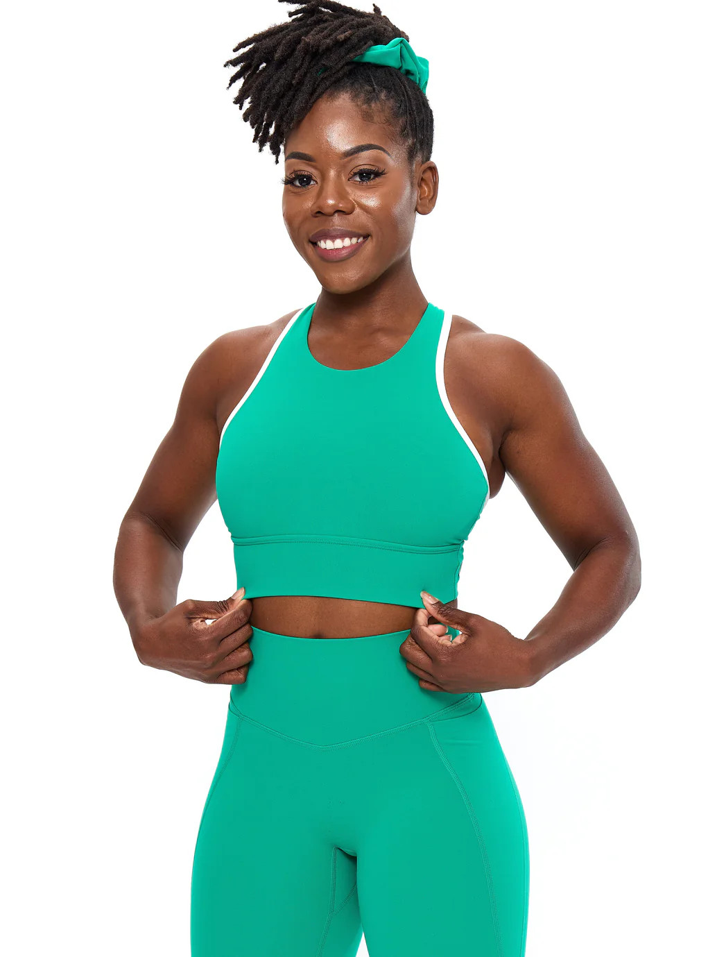 Geo Sports Bra - Lucky Charm | Buffbunny