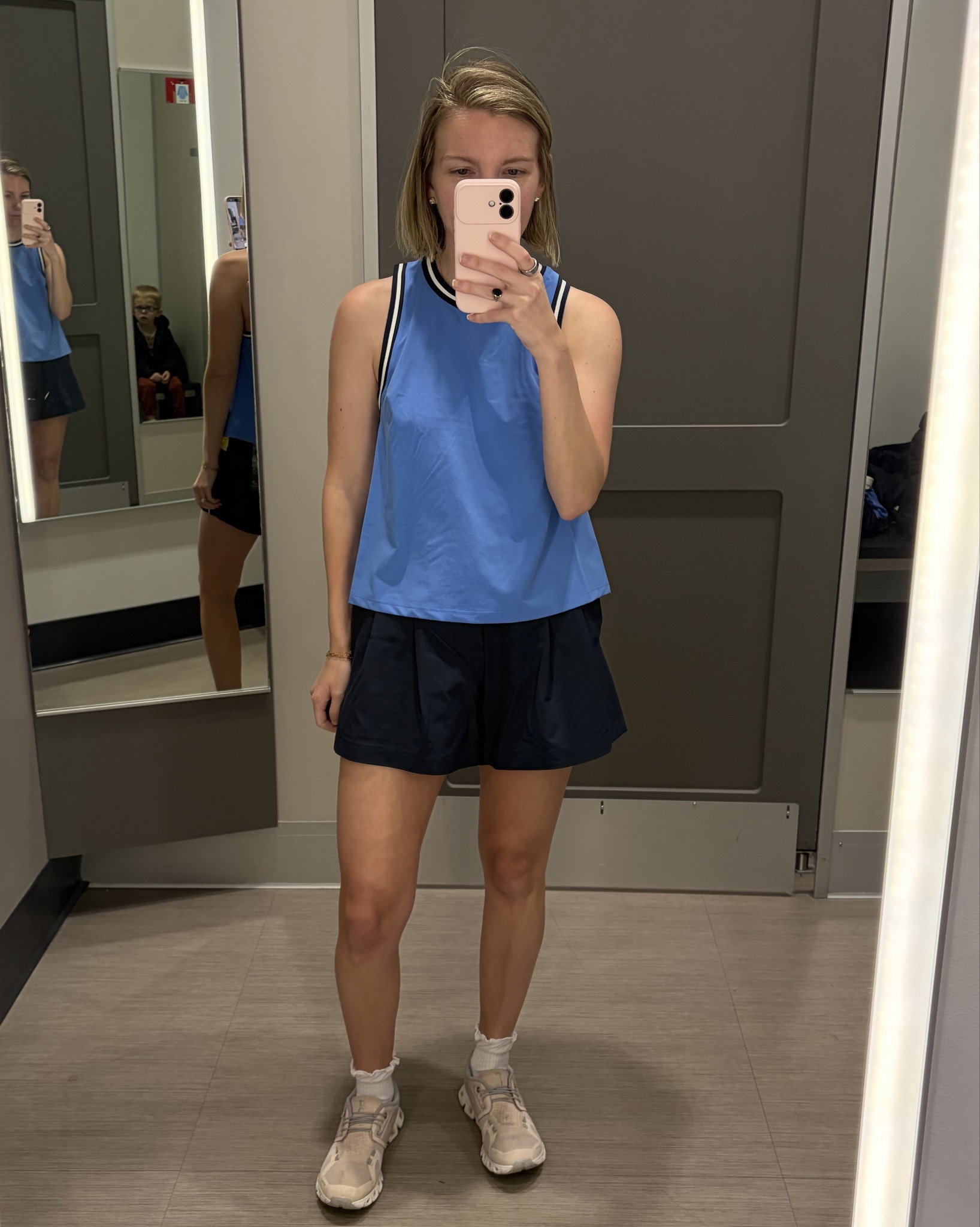 New target athletic wear.  Wearing xs. 

#LTKPetite #LTKActive #LTKmomlife