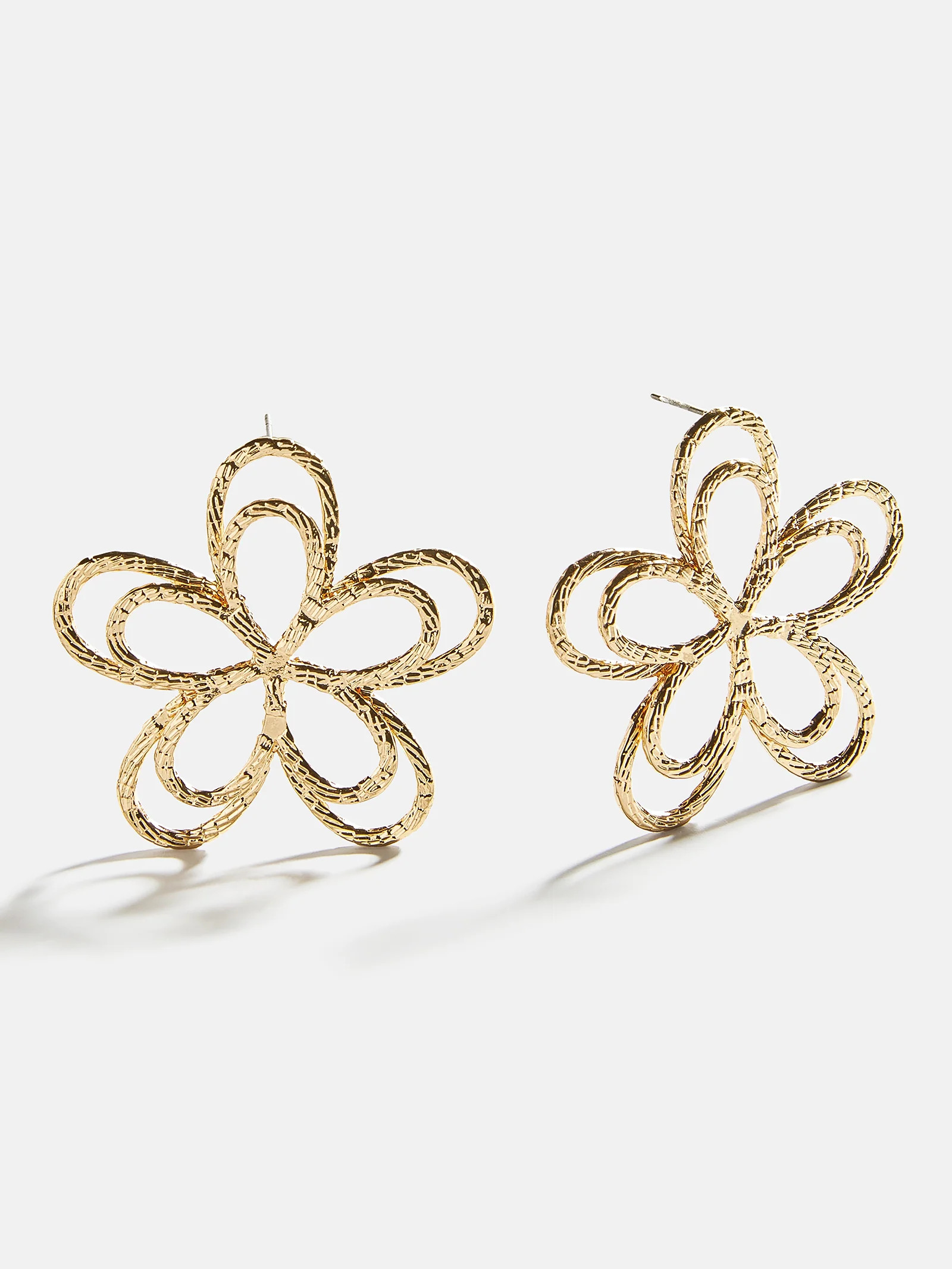 Flora Statement Earrings - Gold/Pavé | BaubleBar