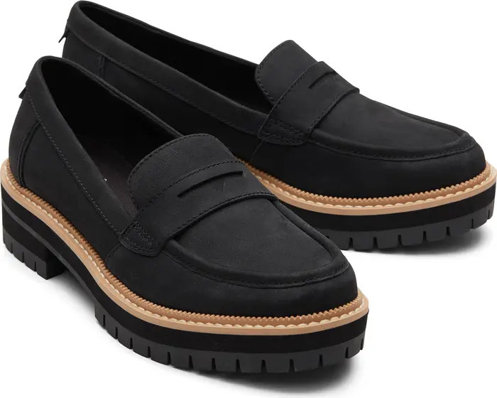 TOMS Cara Platform Penny Loafer (Women) | Nordstrom | Nordstrom