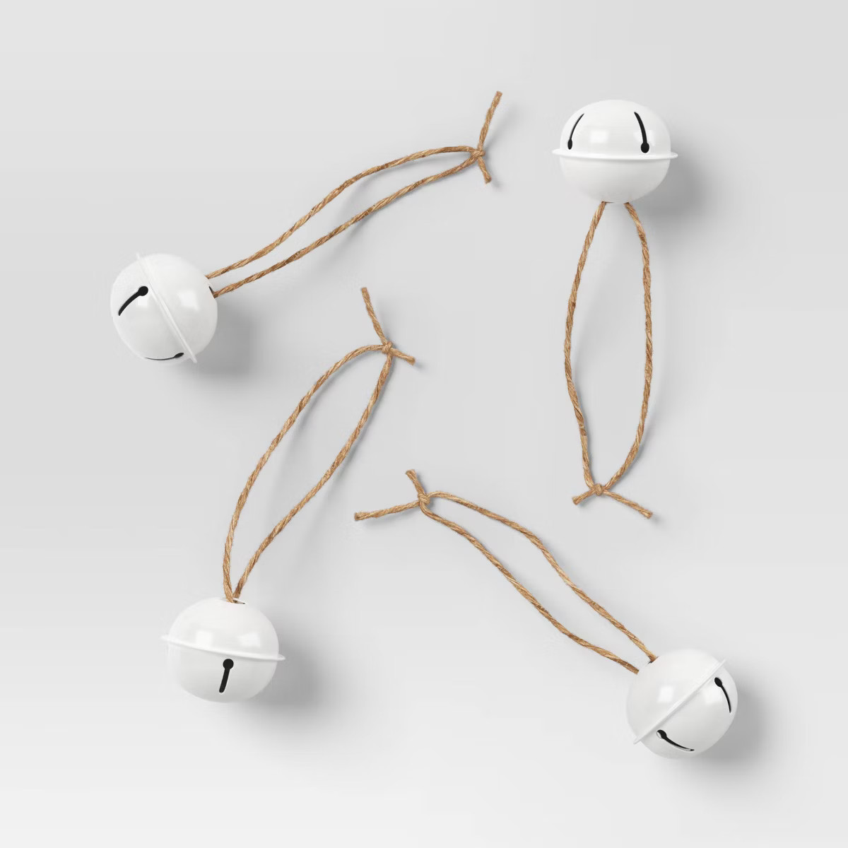 4ct Christmas Jingle Bell Christmas Ornament Set White - Wondershop™ | Target