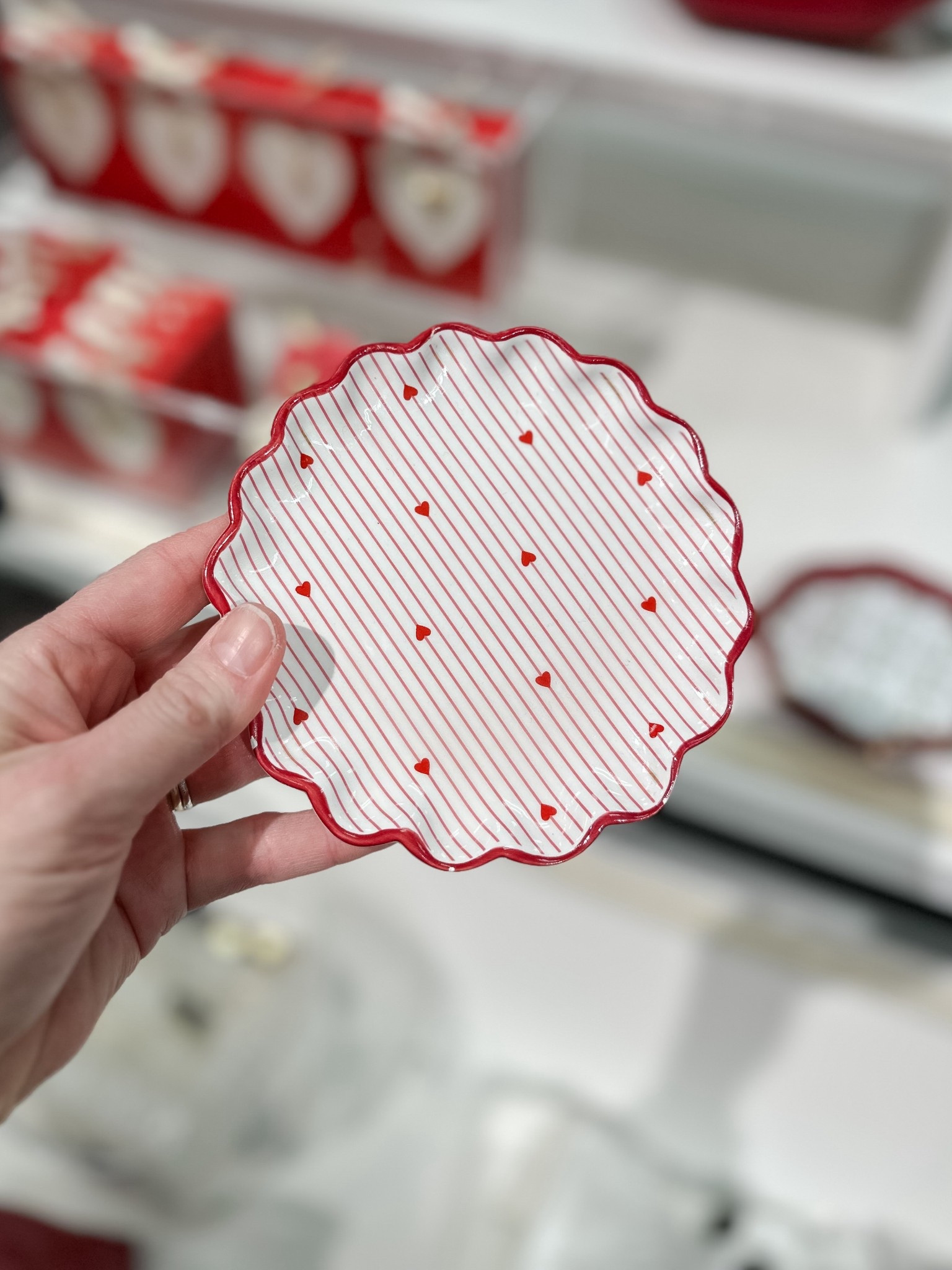 Cutest little red hearts and red stripes trinket dish

Jewelry storage
Valentine’s Day 
Hearts
Target finds

#LTKHome #LTKValentine #LTKBeauty