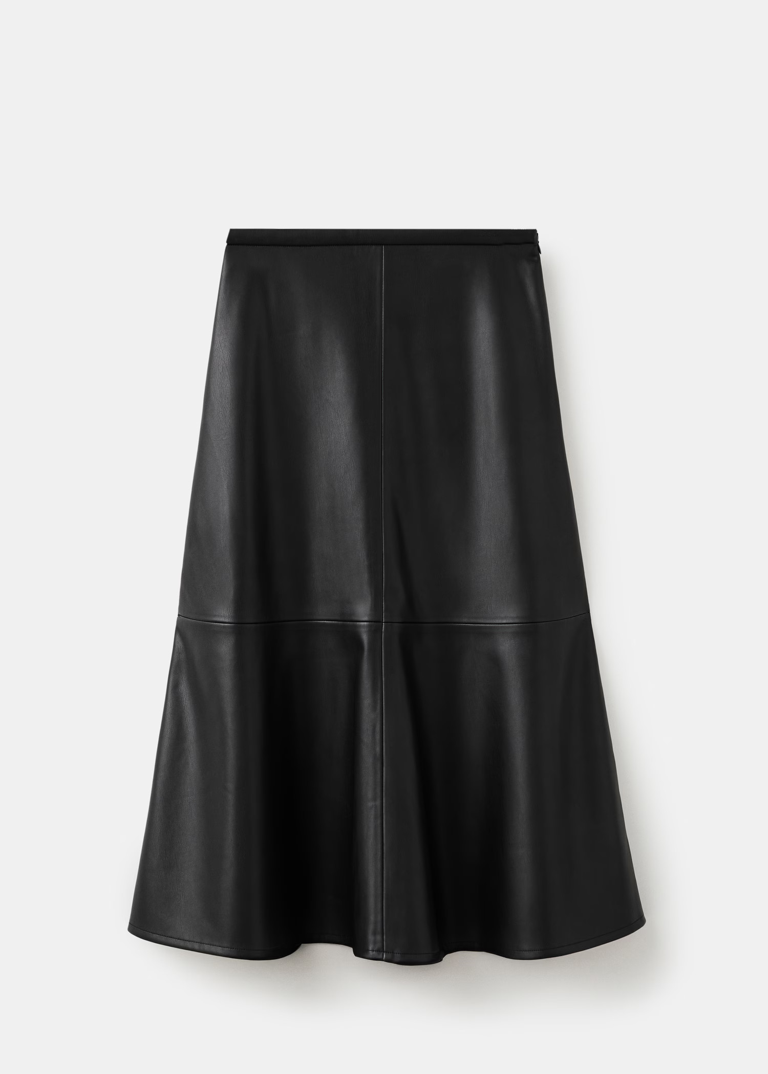 Faux-leather midi-skirt | Mango (US/MX/AU)