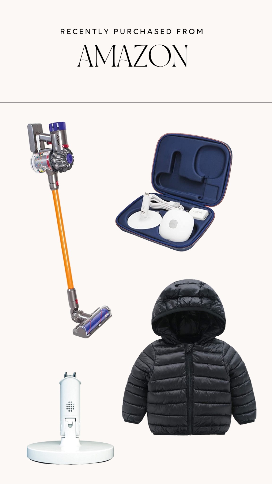 What I recently purchased from Amazon