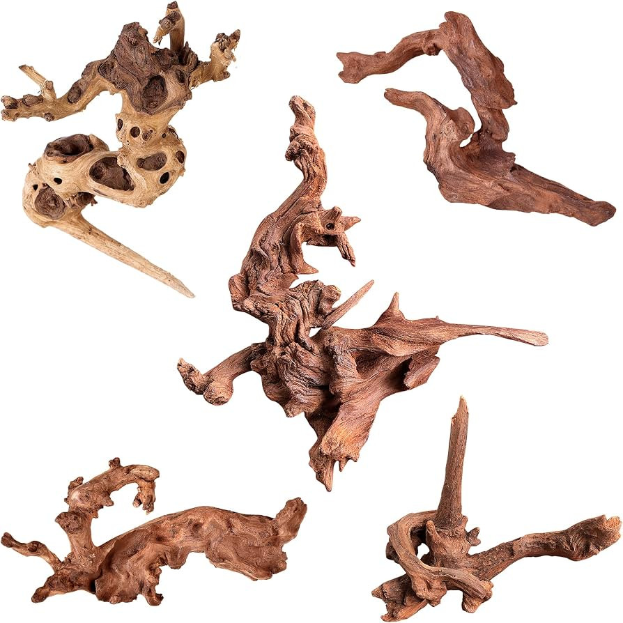 majoywoo Natural Small Coral Driftwood for Aquarium Decor Fish Tank Decorations, Assorted Driftwo... | Amazon (US)