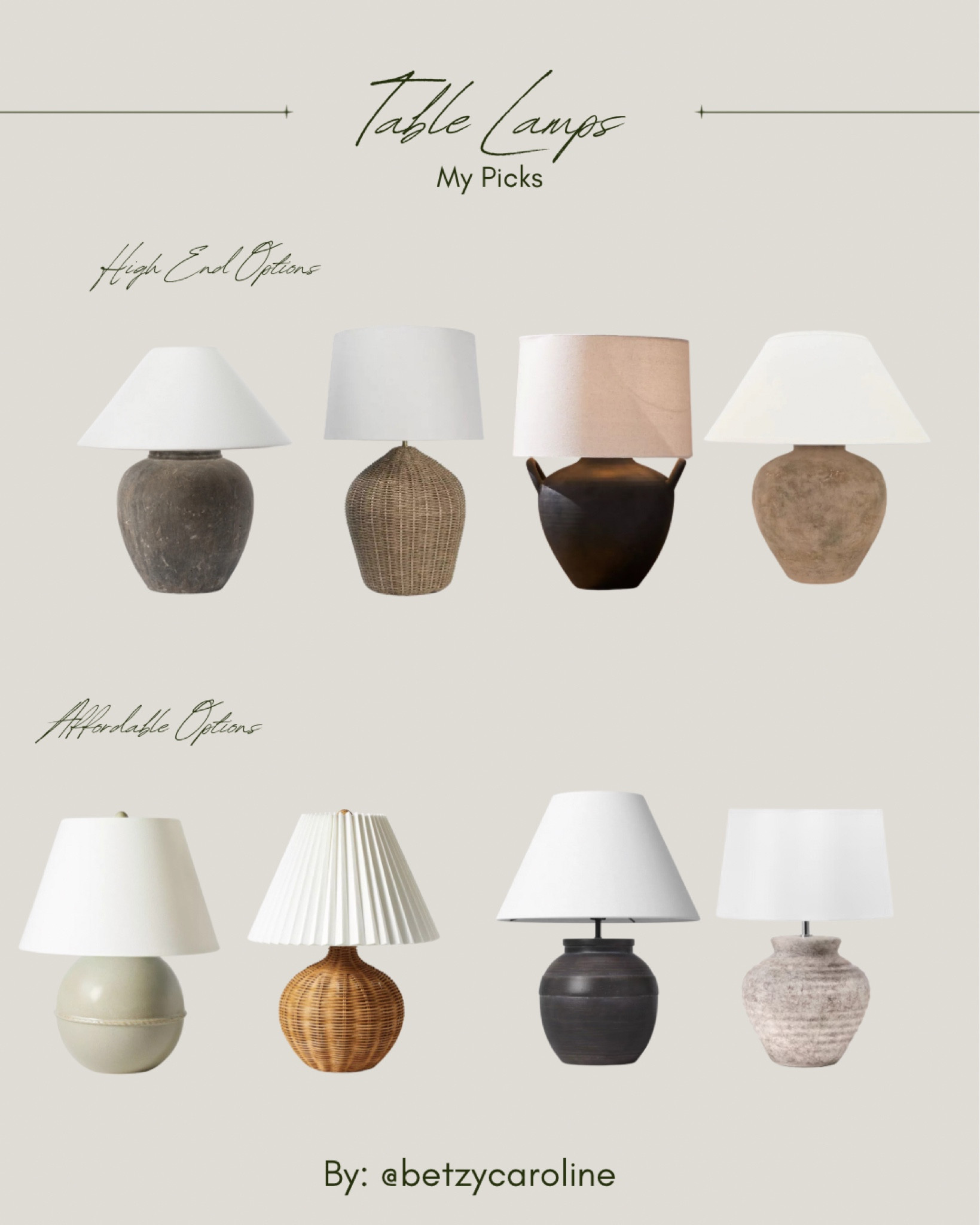 Beautiful neutral lamps! Follow @betzycaroline & @ubluxspaces for more inspiration, weekend sales and daily finds. 

#LTKhome #LTKstyletip #LTKfindsunder100