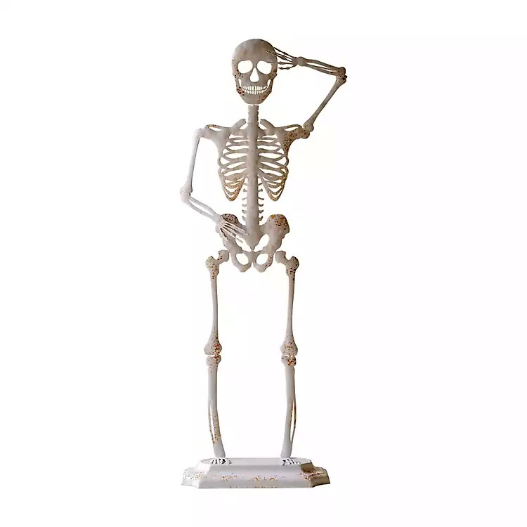 New! Rustic Standing Skeleton Figurine | Kirkland's Home