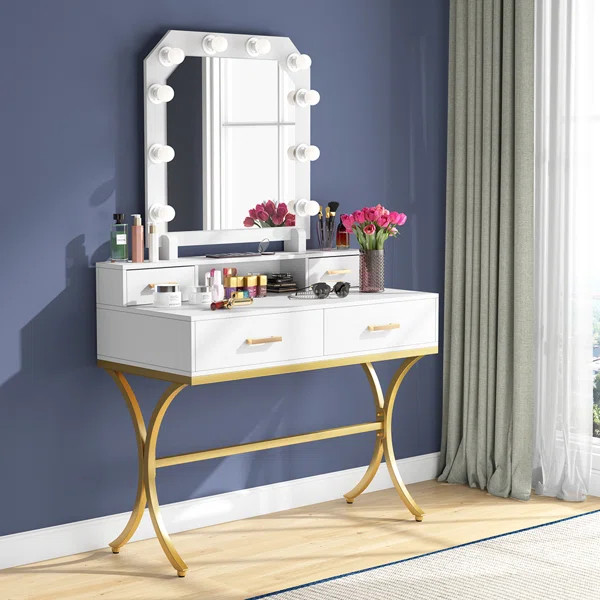 Elkridge Vanity with Mirror | Wayfair North America