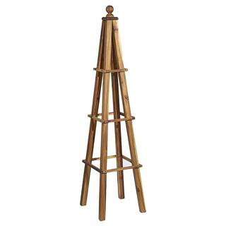 Wood Obelisk, Acacia | The Home Depot