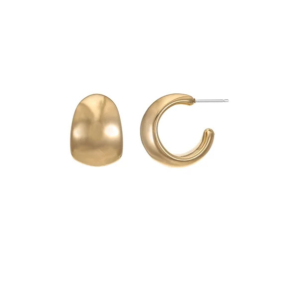 Scenario Women's Gold-Tone Stud and Drop Earrings Set, 3-Pair | Walmart (US)
