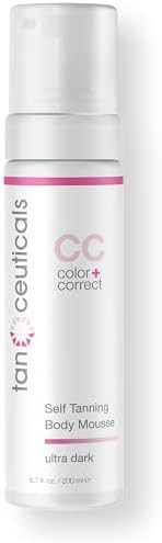 Tanceuticals CC Self Tanning Body Mousse - Self Tanner in Ultra Dark Shade - Healthy Ingredients ... | Amazon (US)