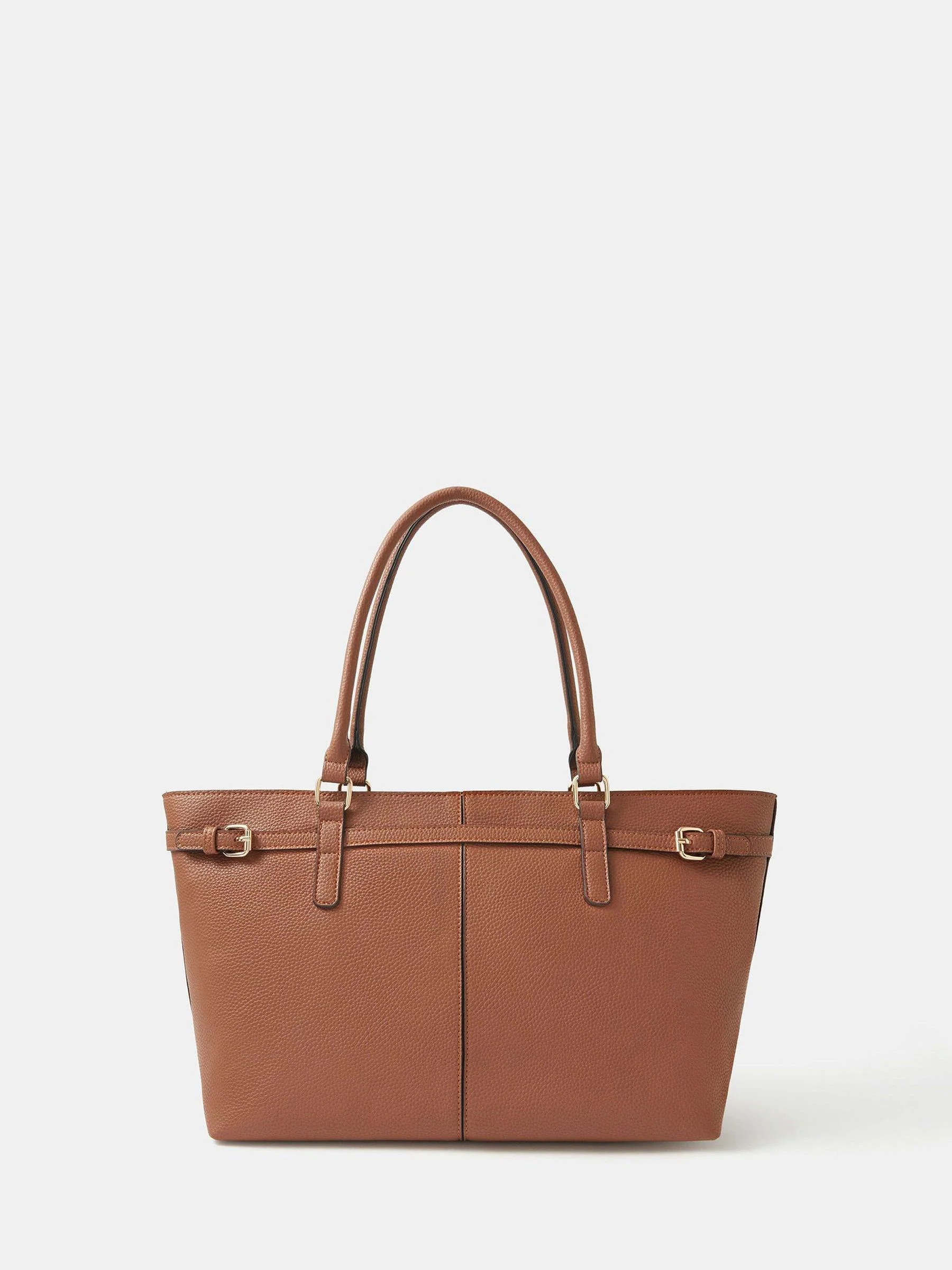 Buy Accessorize Brown Buckle Strap Tote Bag from Next Ireland | Next EU