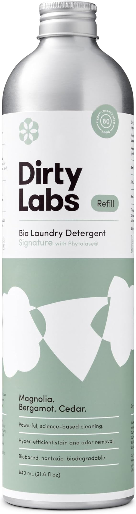 Dirty Labs | Signature Scent Bio-Liquid Laundry Detergent 80 Loads (21.6 fl oz) Hyper-Concentrate... | Amazon (US)