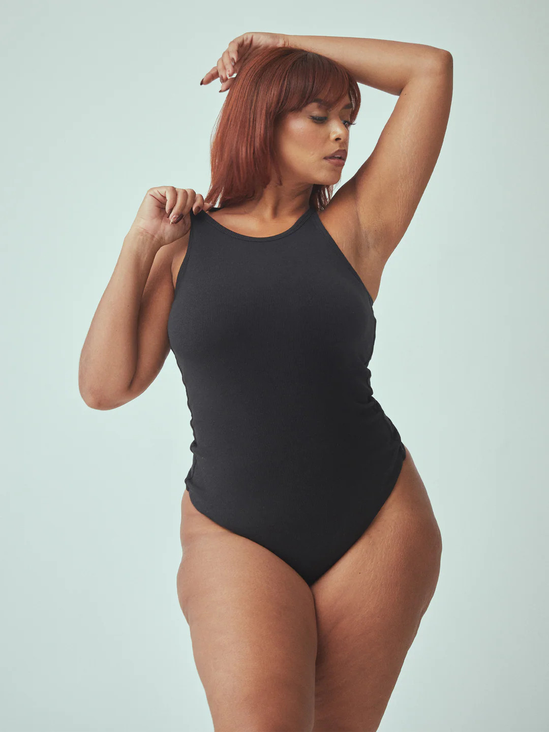 Bamboo High Neck Bramisuit | Klassy