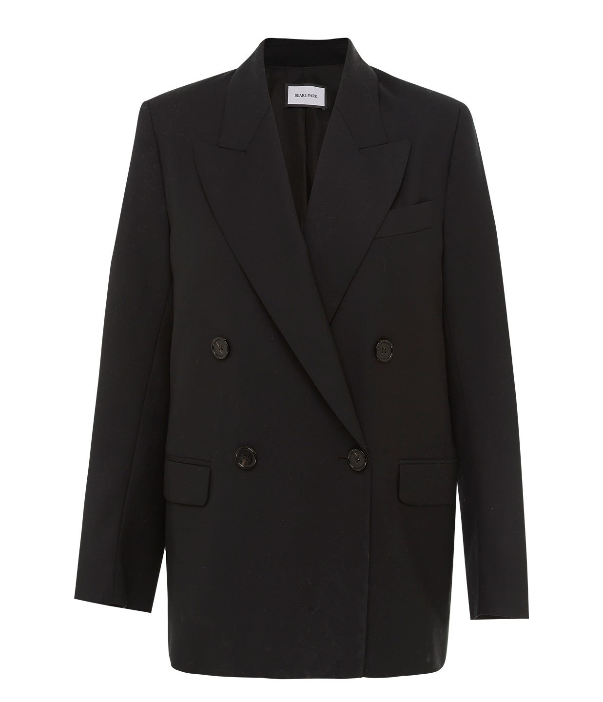 Double Breasted Blazer in Black | Mode Sportif
