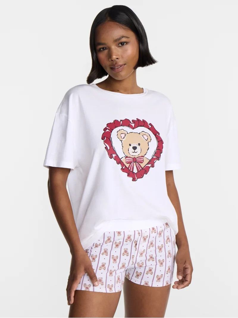 No Boundaries Sleep Set from our Cloud Core Collection, Women\u2019s and Women's Plus XXS-3X | Walmart (US)