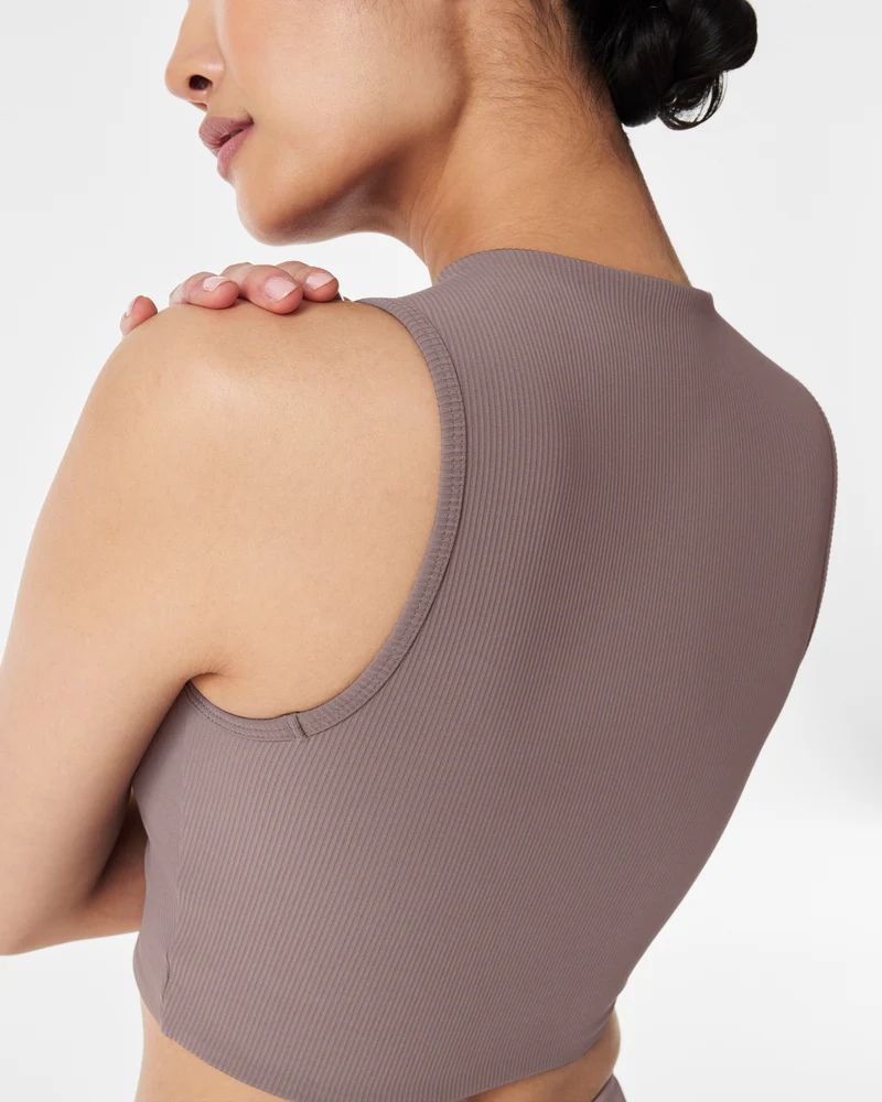 SPANXshape™ Get Moving Contour Rib Mock Neck Tank | Spanx