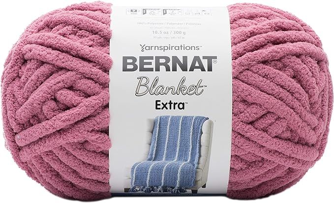 Bernat Blanket Extra Burnt Rose, Pink | Amazon (US)