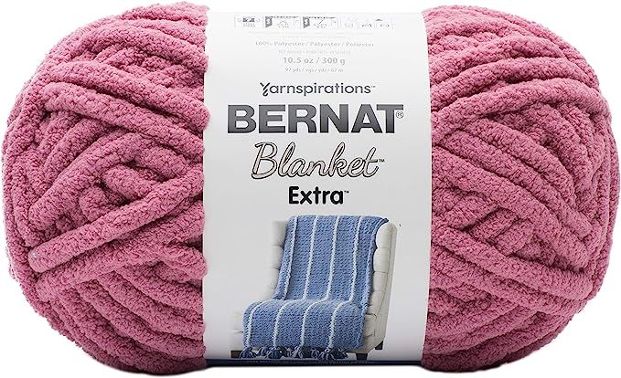 Bernat Blanket Extra Burnt Rose, Pink | Amazon (US)