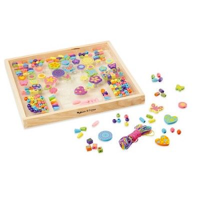 Melissa & Doug Bead Bouquet Deluxe Wooden Bead Set With 220+ Beads for Jewelry-Making | Target