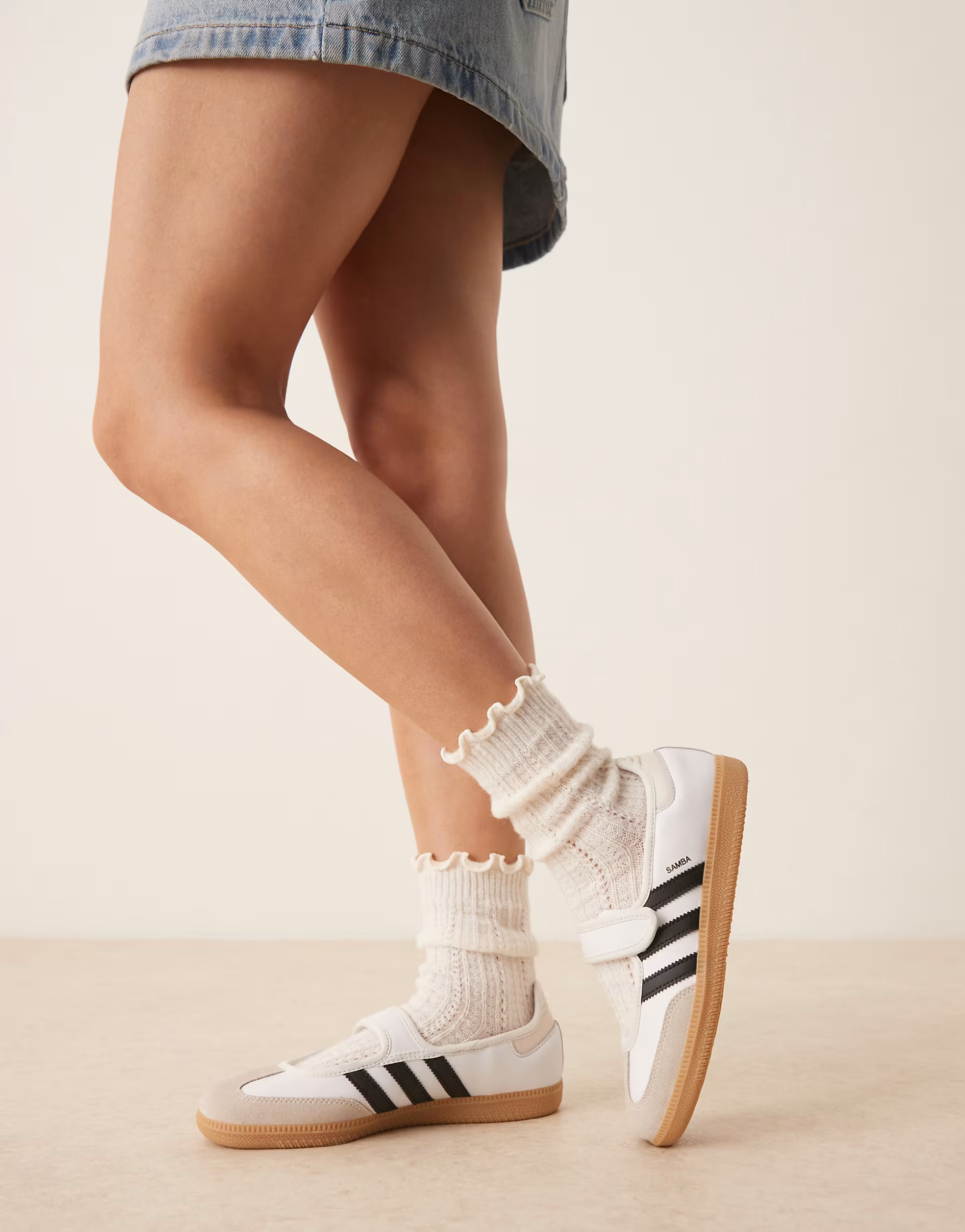 adidas Originals Samba Mary Jane in white and black | ASOS | ASOS (Global)