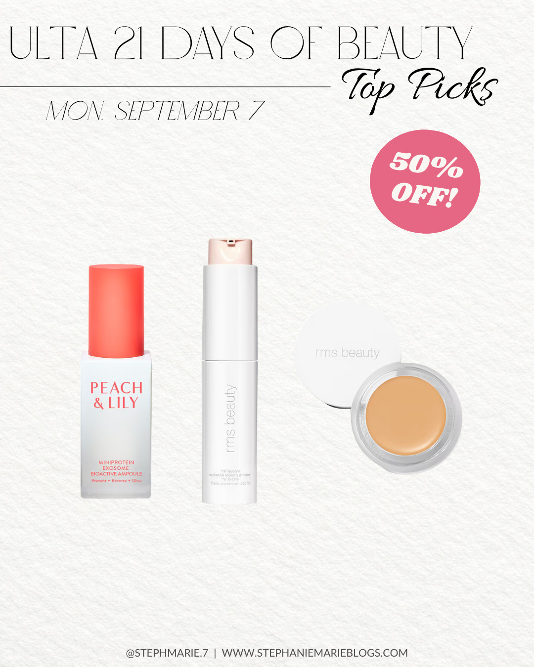 ULTA'S 21 DAYS OF BEAUTY SALE IS HERE ✨ These beauty favorites from Peach & Lily and rms beauty! 

 #LTKOver40 #LTKSaleAlert #LTKBeauty