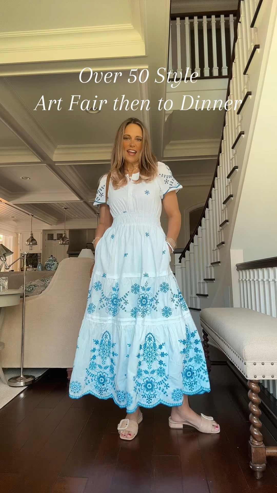 Sale on dress! Use code ANTHRO20 Mother’s Day OOTD! Love this dress and bag! And I picked up some pottery too! Wearing medium in the dress!

#LTKMidsize #LTKOver40 #LTKSaleAlert