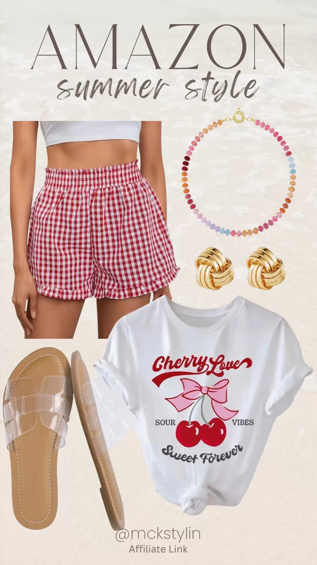 Obsessed with these gingham boxer shorts and graphic cherry tee!

#LTKootd #LTKSeasonal #LTKmomlife
