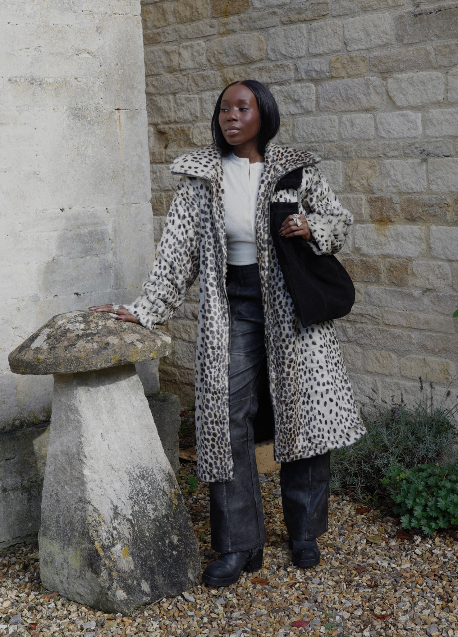 cheetah print and leather in the Cotswolds with free people 

#LTKeurope #LTKSeasonal #LTKstyletip