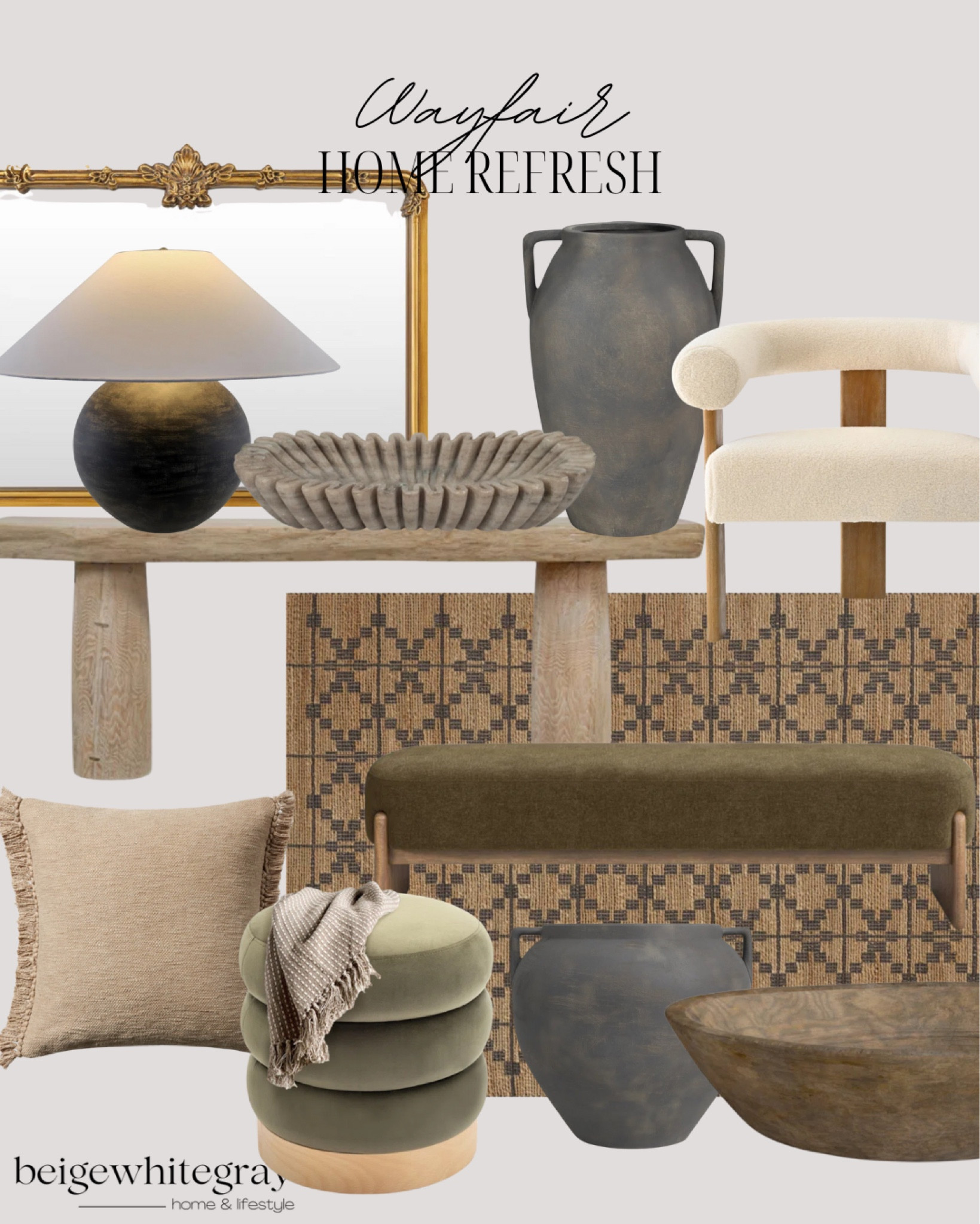 Modern organic home decor and furniture I’m loving from wayfair! Refresh your home post holiday. 

#LTKFindsUnder100 #LTKHome #LTKStyleTip