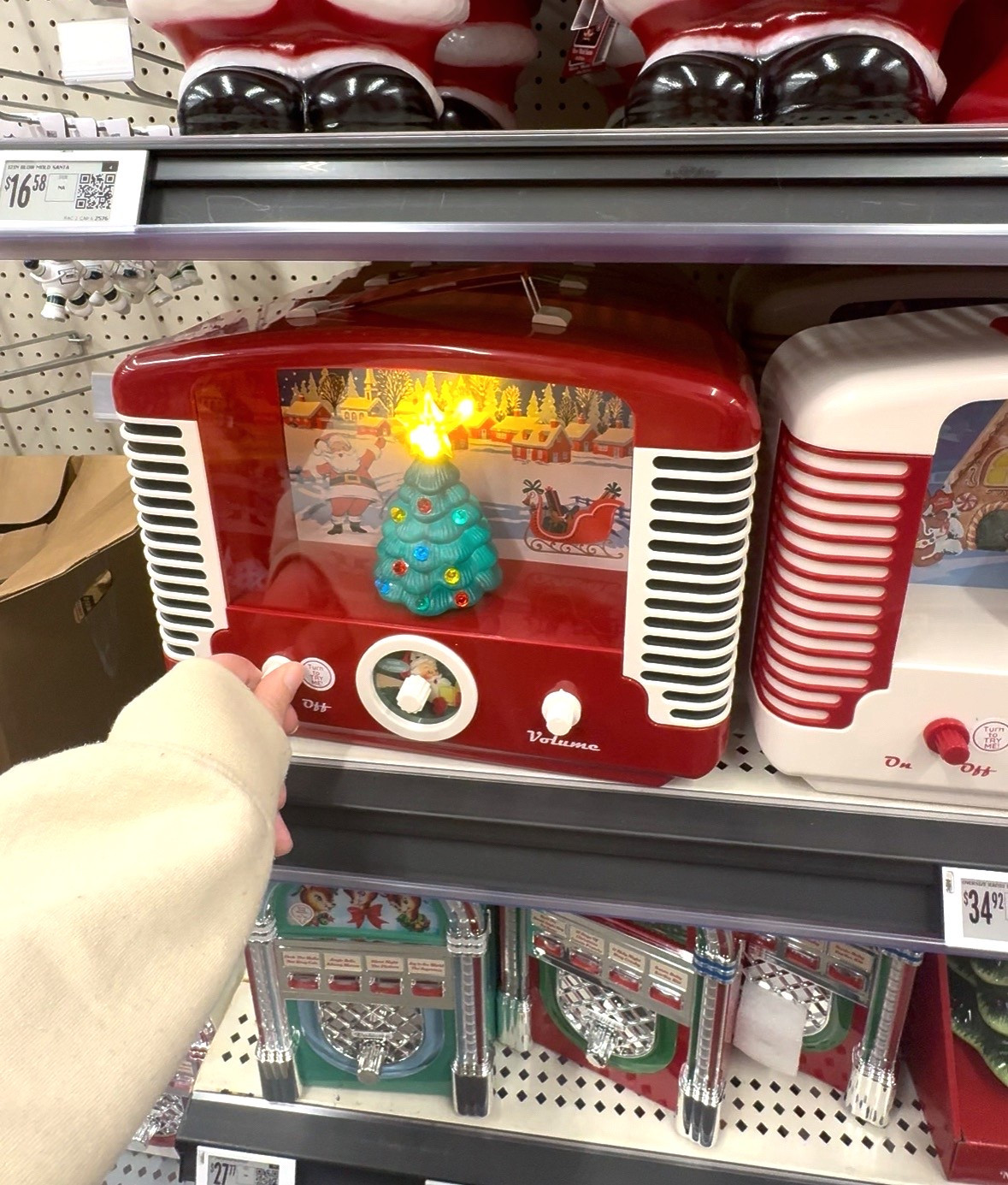 Vintage Christmas radio at Walmart! This little radio is so cute! Walmart Christmas decor is out already!

#LTKHome #LTKFindsUnder100 #LTKSeasonal