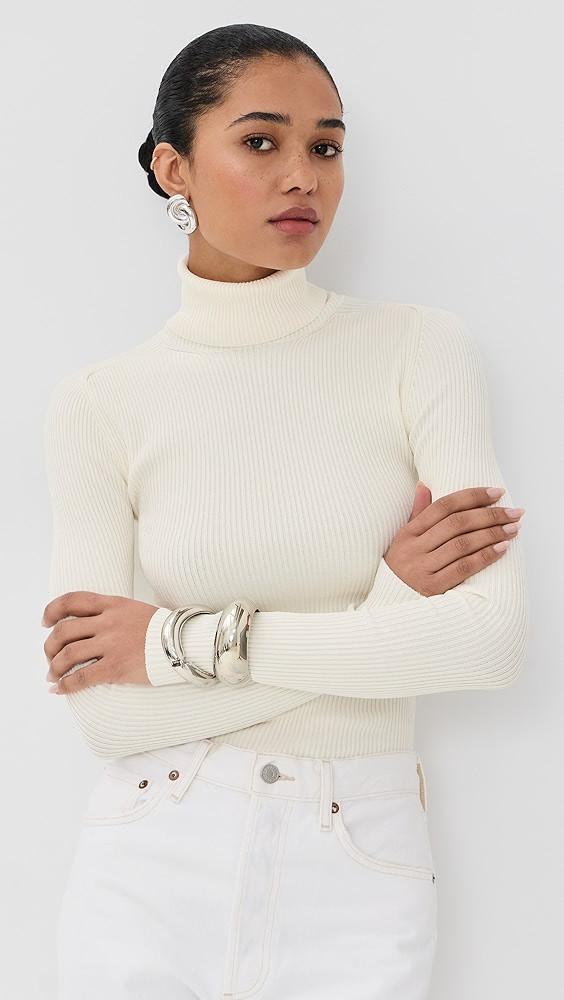 Matte Turtleneck Top | Shopbop