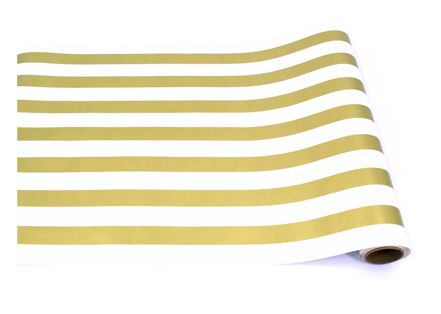 Gold Classic Stripe Runner - 20" x 25' | Sophistiplate