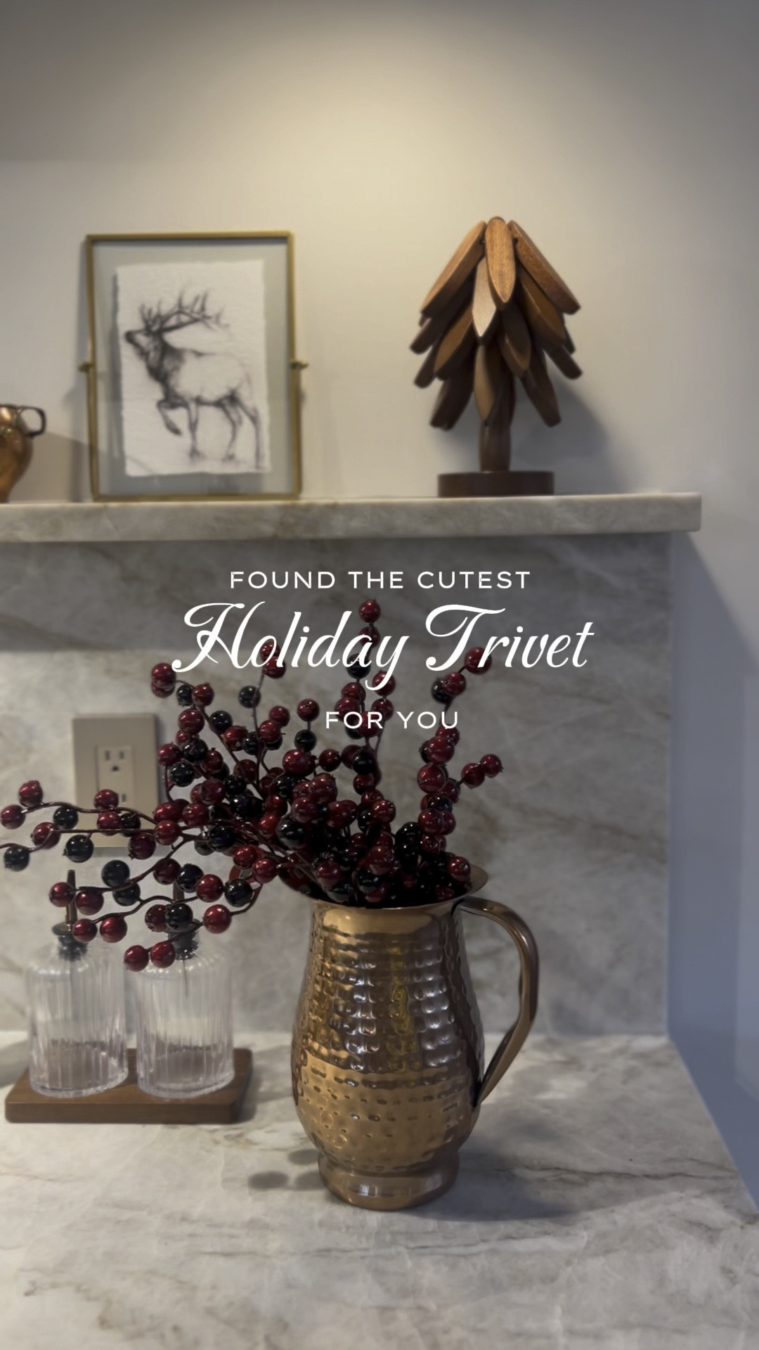 Holiday kitchen wooden trivet trivet tree decor kitchen holiday decor kitchen Christmas #LTKkitchen

#LTKHome