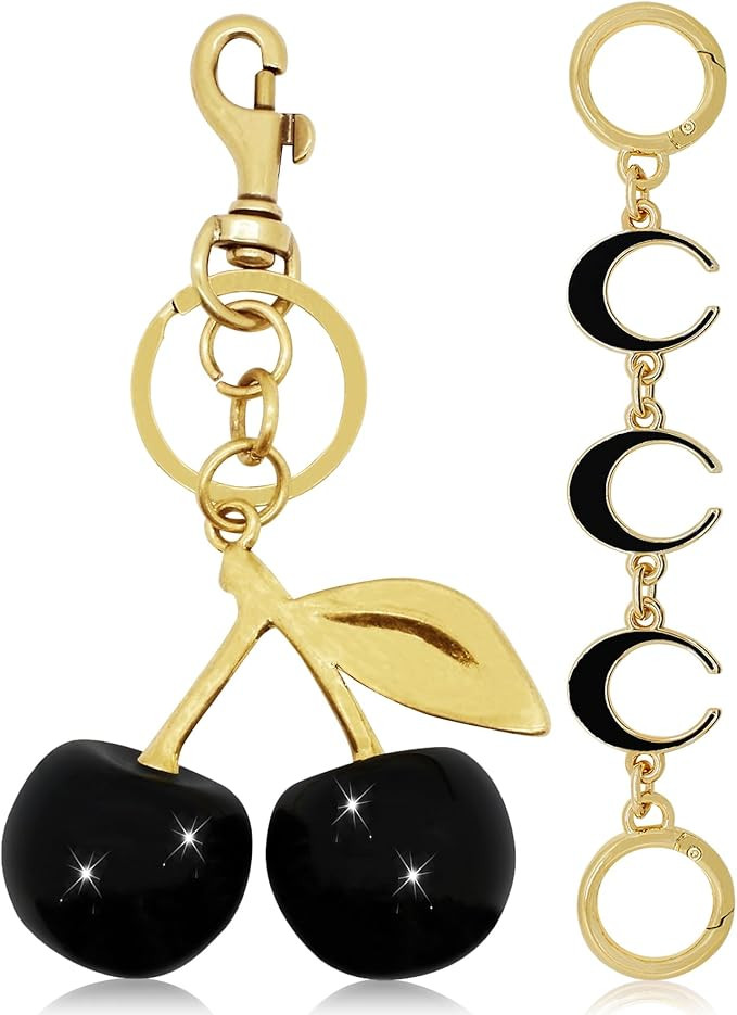 BIHRTC Cherry Bag Charm Bag Extender Chain Strap Replacement Accessories Bag Charms for Purses Ba... | Amazon (US)