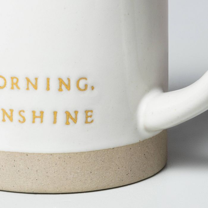 'Morning Sunshine' Stoneware Mug Yellow - Hearth & Hand™ with Magnolia | Target