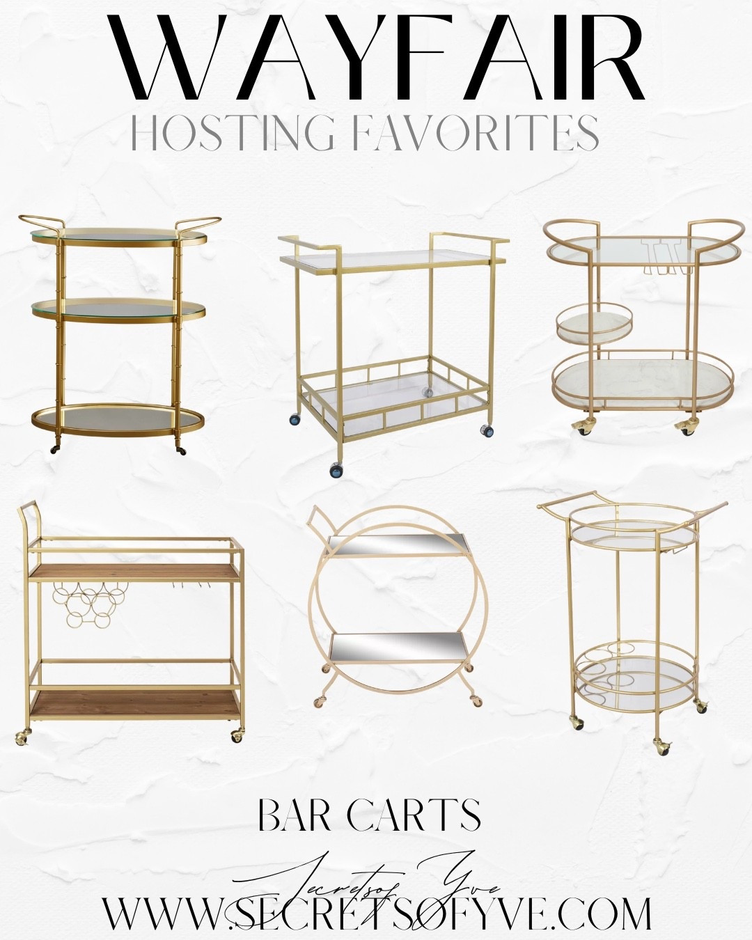 Secretsofyve: bar carts & hosting essentials. Functional home decor.  @wayfair #ltkxwayfair
#Secretsofyve #ltkgiftguide
Always humbled & thankful to have you here.. 
CEO: PATESI Global & PATESIfoundation.org
 #ltkwatchnow @secretsofyve : where beautiful meets practical, comfy meets style, affordable meets glam with a splash of splurge every now and then. I do LOVE a good sale and combining codes! #ltkstyletip #ltksalealert #ltku #ltkfindsunder100 #ltkfindsunder50 #ltkfoodie #ltkhome secretsofyve

#LTKMens #LTKWedding #LTKSeasonal