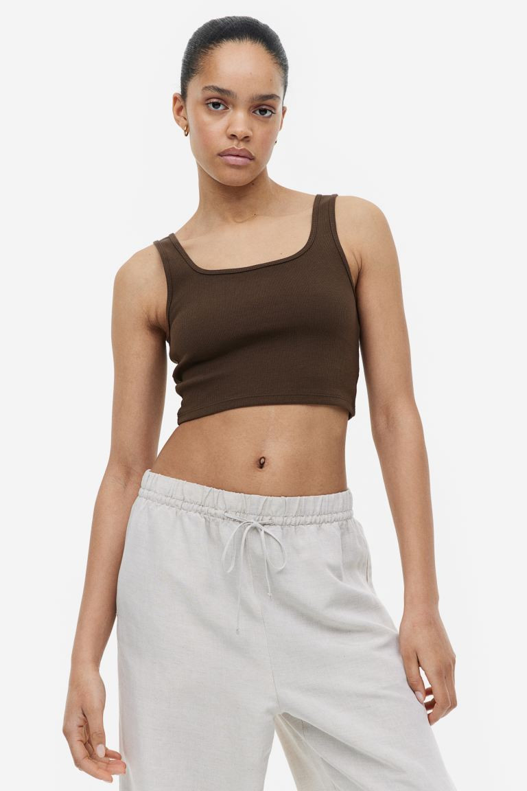 Cropped vest top | H&M (UK, MY, IN, SG, PH, TW, HK)