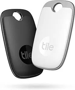Tile Pro 2-Pack (Black/White). Powerful Bluetooth Tracker, Keys Finder and Item Locator for Keys,... | Amazon (US)