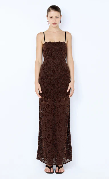 PAMELA MAXI DRESS - CHOC | Bec & Bridge (Global)