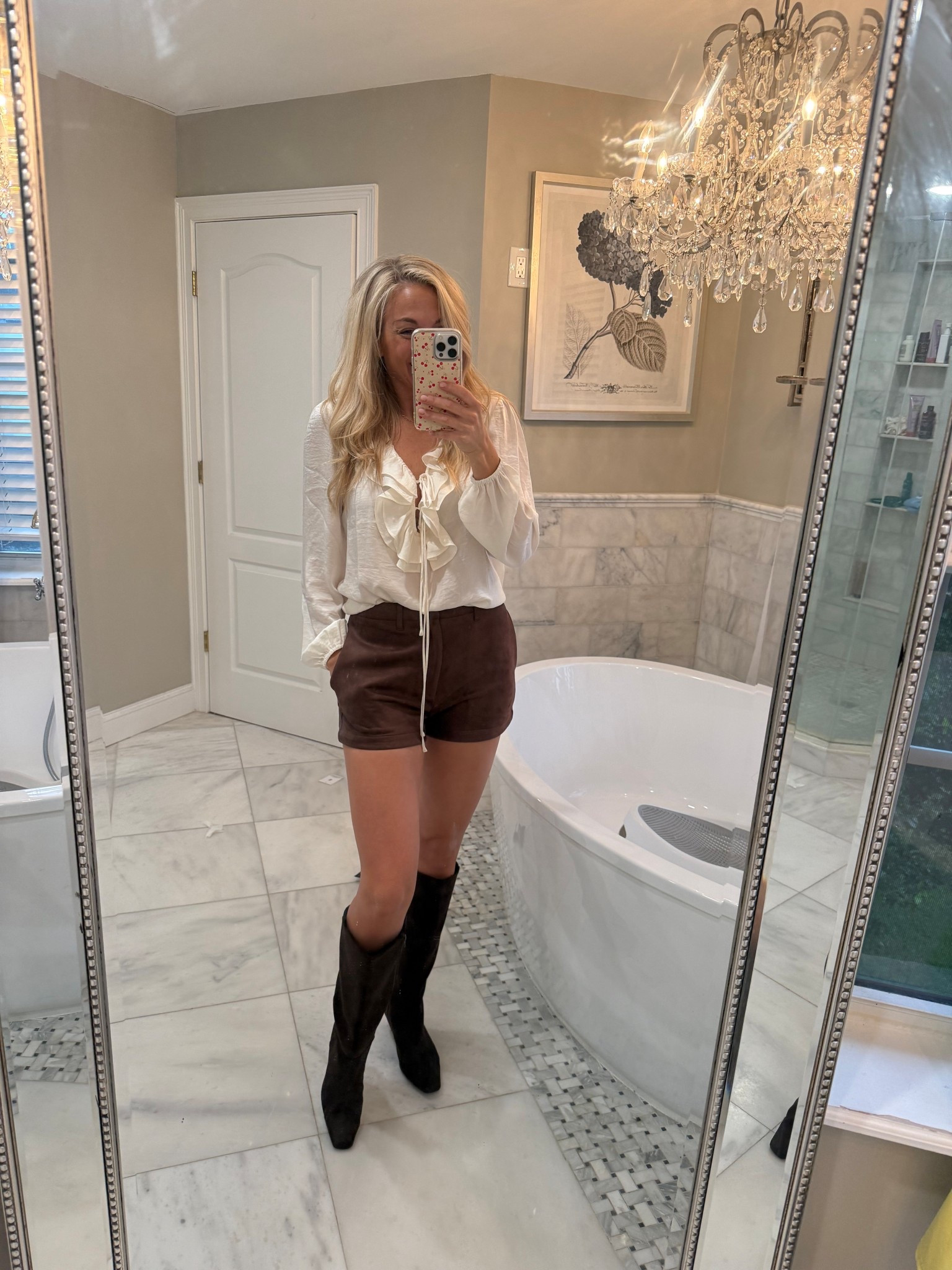 Obsessed with this transitioning into fall outfit !! Wearing a size small in both top and bottom ! Love anything brown for this fall !!  🤠

#LTKU #LTKStyleTip #LTKSeasonal