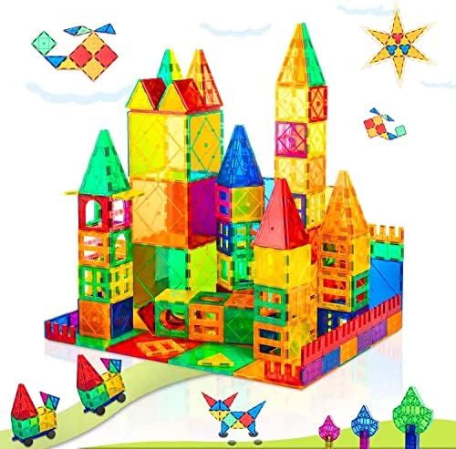 Magnet Toys for 3 Year Old Boys and Girls Magnetic Blocks Building Tiles STEM Learning Toys Montesso | Amazon (US)