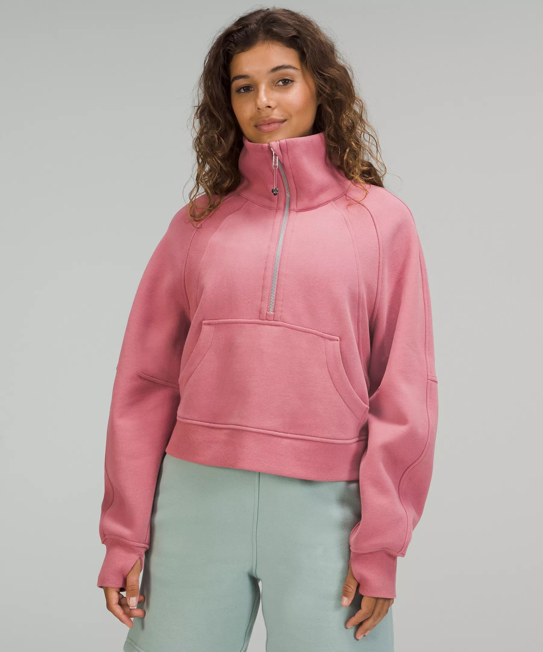 Scuba Oversized Funnel Neck Half Zip | Women's Hoodies & Sweatshirts | lululemon | Lululemon (US)