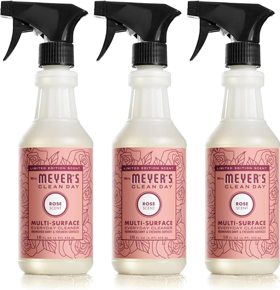 MRS. MEYER'S CLEAN DAY All-Purpose Cleaner Spray, Limited Edition Rose, 16 fl. oz - Pack of 3 | Amazon (US)