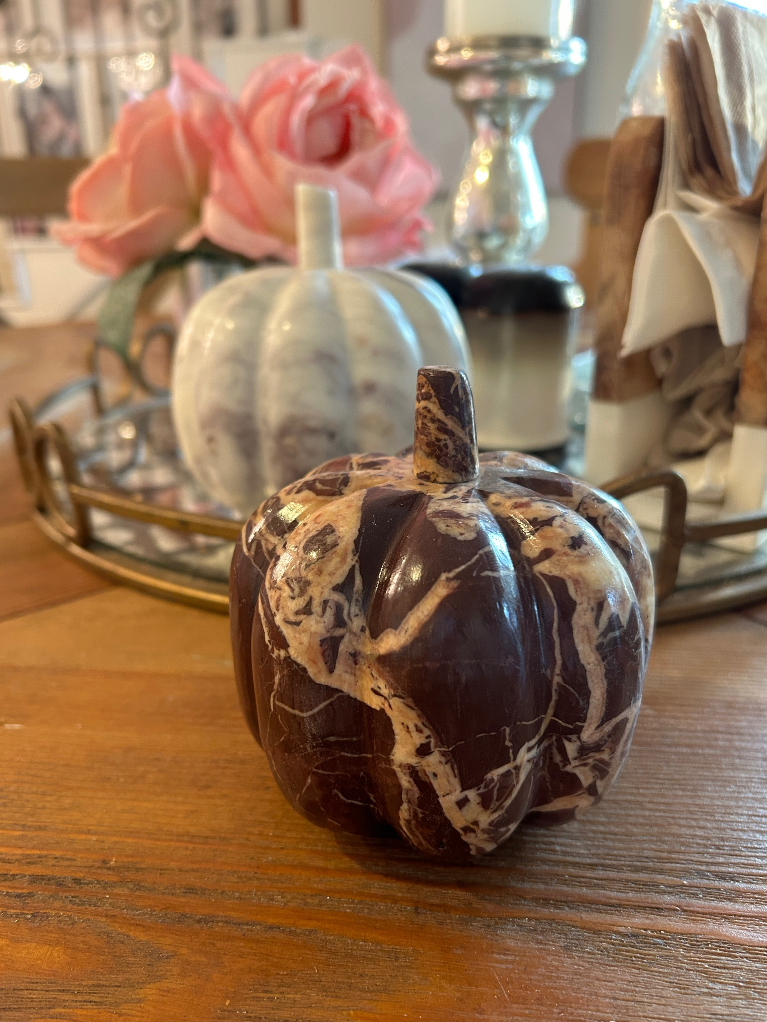 Marble pumpkin
Marble decor 
Home decor
Fall decor

#LTKStyleTip #LTKSeasonal #LTKHome